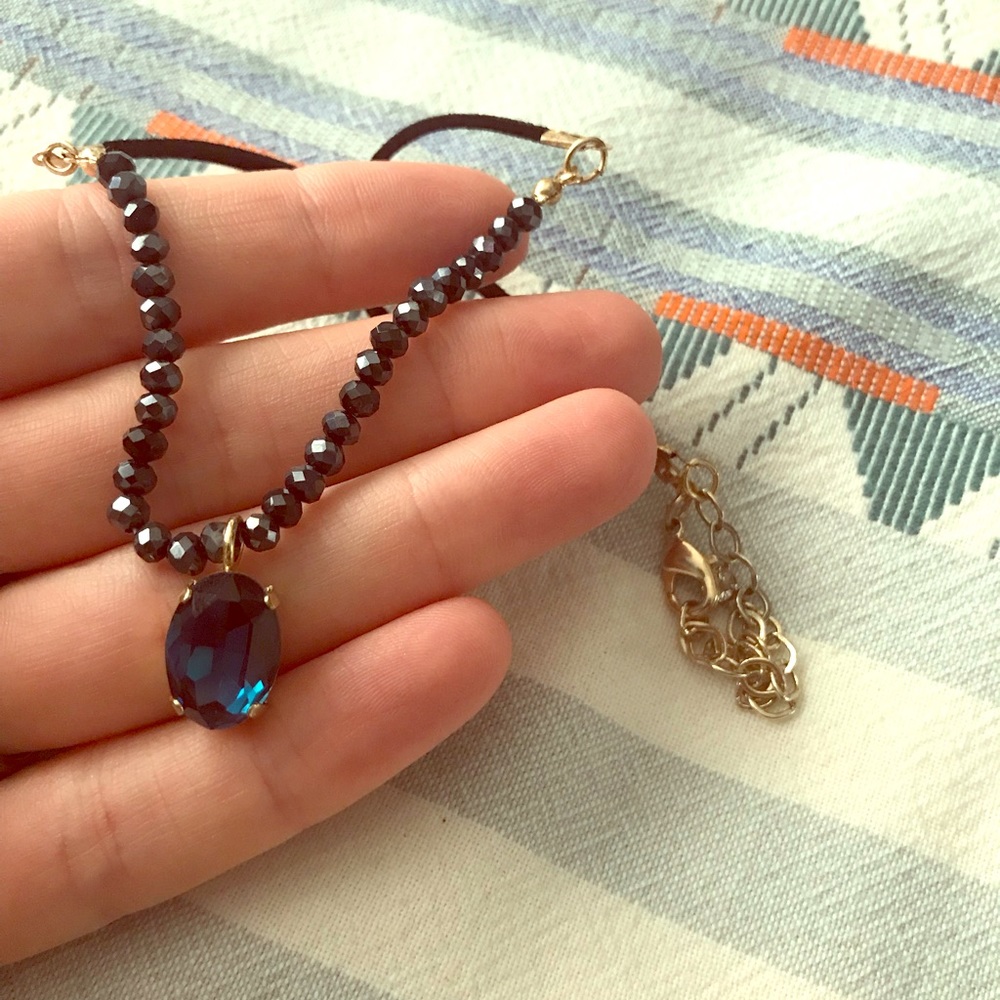 Rhinestone choker